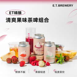 天猫 ET精酿官方心意流国产水果小麦啤酒混搭易拉罐ipa生啤鲜啤微醺
