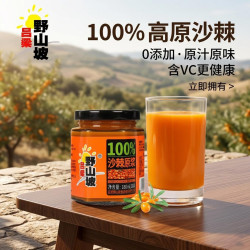 吕梁野山坡 沙棘原浆 180mL*4瓶