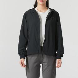 NIKE 梭织夹克女装上衣连帽休闲跑步健身训练简约时尚潮流舒适运动外套