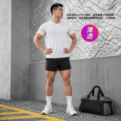 NIKE 夏季款圆领短袖男上衣舒适透气时尚潮流日常休闲健身运动薄款T恤