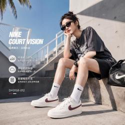 NIKE COURT VISION LO NN轻便舒适低帮女子运动休闲鞋