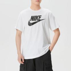 NIKE 夏季款圆领男装上衣短袖运动日常休闲大LOGO潮流时尚舒适T恤