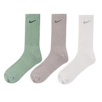 NIKE 2026年三双装长袜男袜女袜休闲时尚舒适跑步训练运动风袜子