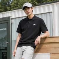 NIKE 时尚百搭 经典舒适 男子翻领短袖上衣