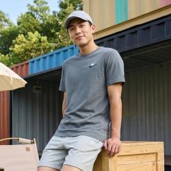 NIKE 夏季透气健身训练跑步休闲运动日常男子短袖T恤