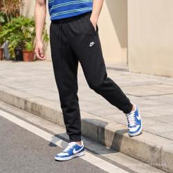 NIKE 经典简约 日常休闲 男子针织长裤