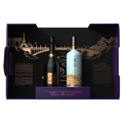 会稽山 大师兰亭30年陈1Lx佳醍亚香槟750ml限量珍藏版法中醇和礼盒