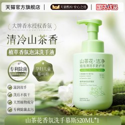 DOSCOO 山茶花香氛洗手液泡沫非杀菌家用消毒抑菌高级香儿童宝宝按压专用