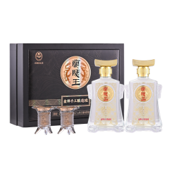 兰陵 金牌手工酿造班兰陵王42度500ml*2浓香型纯粮礼盒白酒旗舰店