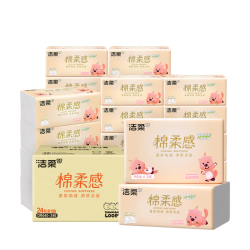 洁柔 Face软抽 棉柔抽纸 3层 90抽*24包