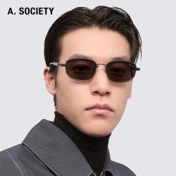 A.SOCIETY TITANIUM复古时尚轻盈纯钛男女墨镜 BERGAN