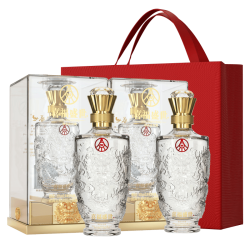 五粮液 股份 盛世龙年 浓香型白酒 52度 500ml*2瓶 白酒礼盒送礼