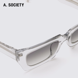 A.SOCIETY Acetate系列防晒方形休闲男女太阳墨镜 MICAH