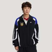 adidas 三叶草 外套男装2026秋新款赛车风撞色拼接运动夹克外套 LD6510