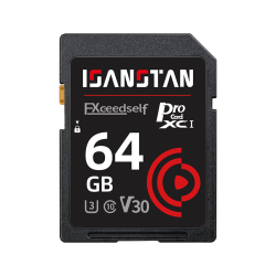 4K超清U3高速V30 SD存储卡 64GB