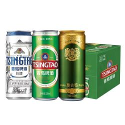 青岛啤酒 经典白啤组合330ml*15听