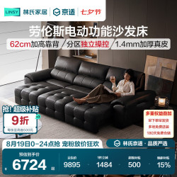 林氏家居 劳伦斯电动沙发床一体两用2026新款轻奢高级感伸缩沙发G338