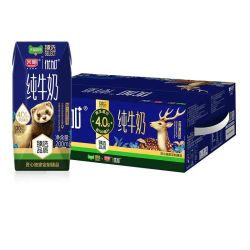 光明 4.0g蛋白 纯牛奶 200ml*24盒