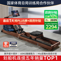 麦瑞克 MR-950 智能水阻划船机 原木色 进口FAS级白蜡木 折叠款