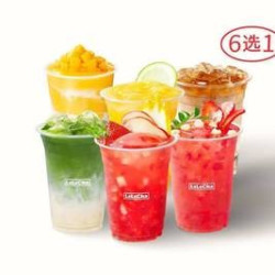 乐乐茶 厚料鲜果6选1-特团专享