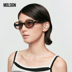 MOLSION 蛋仔镜女款墨镜新品偏光防晒椭圆太阳镜MM3010