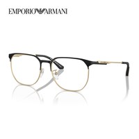 EMPORIO ARMANI ARMANI阿玛尼光学镜男眉框近视眼镜配依视路镜片0EA1158D