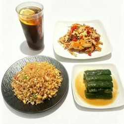 手撕鸡套餐