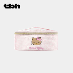 野兽派 tbh野兽派家居Hello Kitty手提大容量旅行绗缝洗漱化妆包七夕礼物