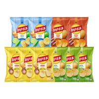乐事 马铃薯片组合装 4口味 40g*16袋（原味40g*4袋+烧烤味40g*4袋+黄瓜味40g*4袋+青柠味40g*4袋）