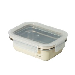 LOCK&LOCK 保鲜盒不锈钢316食品冰箱收纳饭盒水果便当盒冷冻户外大