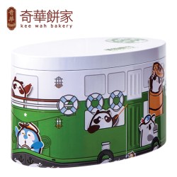 奇华礼饼专家 动物曲奇 110g 巴士礼盒