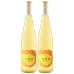 张裕 长尾猫半甜白葡萄酒 750ml*2