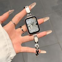 移动端：适用小米手环10pro表带9pro手表烂漫鎏金8Pro细闪贝母红米watch6韩系链条女腕带redmi5/4高级感小众夏日女生
