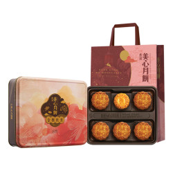 美心 金枫秋意月饼礼盒6味6饼395g