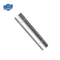 普湃 304不锈钢烟管强排燃气热水器排烟管延长管加强烟囱管道配件 6cm*30cm直管