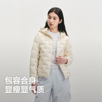 波司登 90绒云感鹅绒连帽羽绒服外套B260135034M