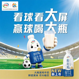 伊利 醇好喝纯牛乳 INF工艺 950ml*6盒 全脂牛奶