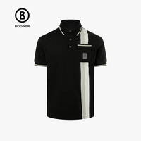 BOGNER 博格纳男装撞色罗纹休闲短袖POLO衫