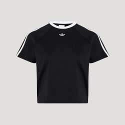 adidas 滔搏adidas阿迪达斯三叶草女子运动休闲舒适短袖T恤KT7794