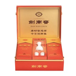 剑南春 水晶剑南春 52度558ml*2礼盒装浓香型白酒（盒装）