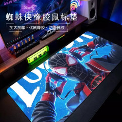 蜘蛛侠超大号鼠标垫电竞桌垫男生宿舍学习桌面垫加厚锁边防滑定制