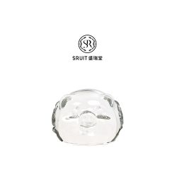 盛瑞堂 水晶透明猪摆件大号9厘米网红高档摆件简约