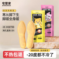 宅管家 发热鞋垫暖脚神器男女通用冬季防寒可行走一次性自热鞋垫