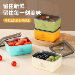 多功能保鲜盒不锈钢密封盒防烫收纳一盖两用饭盒食品PP材质分装盒