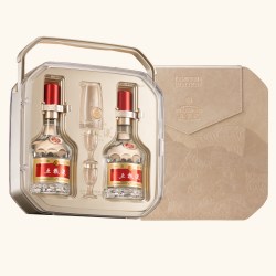 五粮液 祝您好事成双马年52度500mL*2白酒礼盒