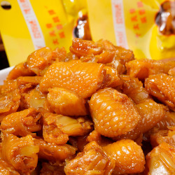 豆有味 盐焗鸡脚筋无骨鸡脚筋湖南特产即食休闲零食小吃泡椒