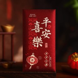 马年吉祥过年红包烫金利是封企业年会福利家庭通用利是封压岁钱包