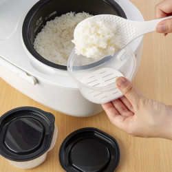 日本进口食品级冷冻容器创意过滤碗便携式大容量饭盒家用冷冻盒