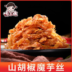 馋三疯 魔芋丝香辣/山胡椒 85g/包解馋休闲小零食办公室摸鱼小吃