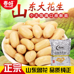春旺 花生咸味盐焗花生麻辣大包装五香花生醇香下酒菜脱油零食油炸